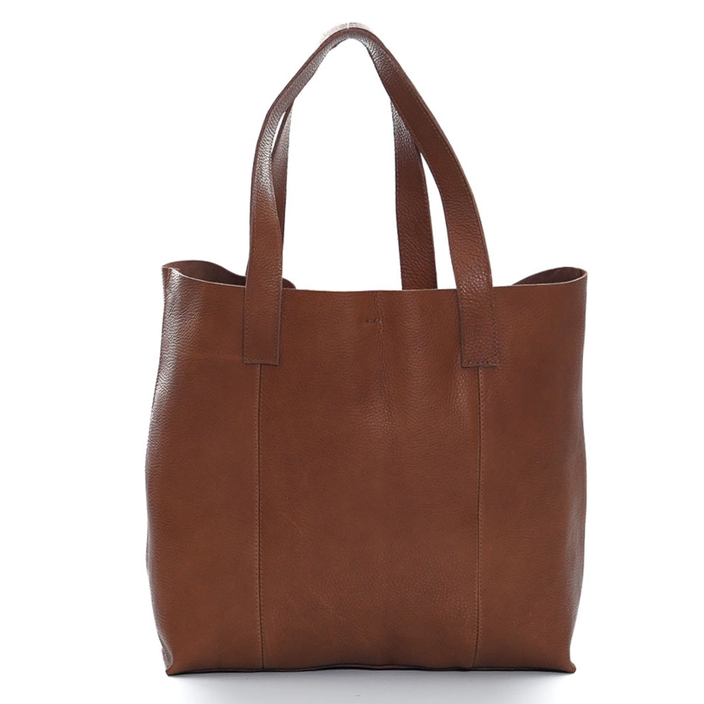 Дамска чанта от естествена италианска кожа модел ESTER brown